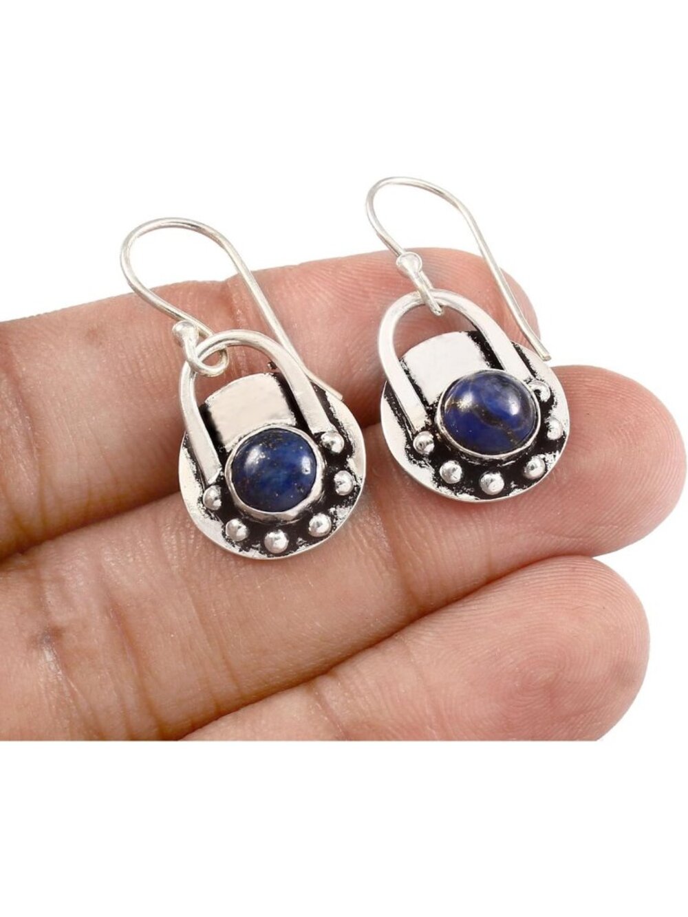 Handmade Gemstone Drop Earrings | Sterling Silver Dangle Jewelry for Women